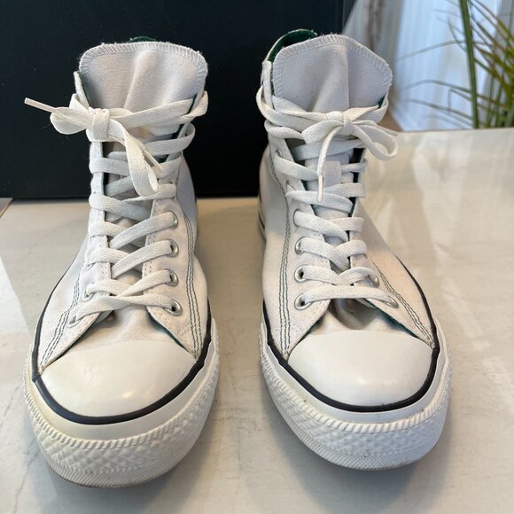 Converse SPLICE All Star Chuck Taylor Hi White Green US 9 Nike Air Jordan Dunk - Picture 4 of 8